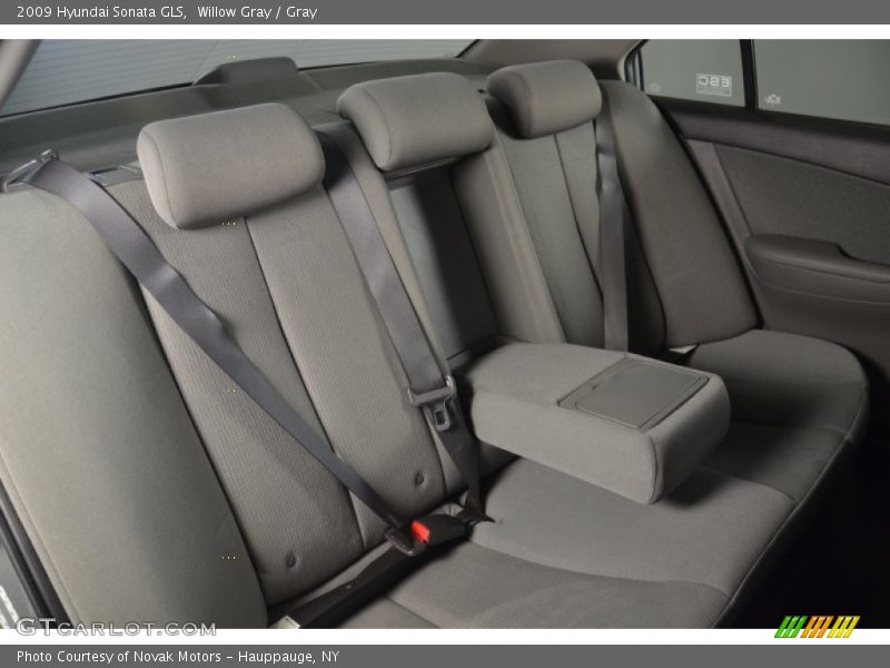 Willow Gray / Gray 2009 Hyundai Sonata GLS