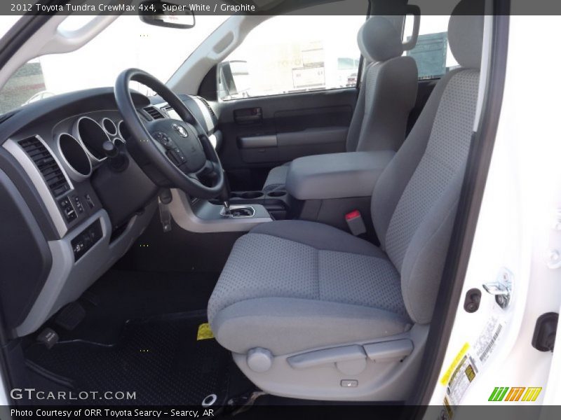 Super White / Graphite 2012 Toyota Tundra CrewMax 4x4