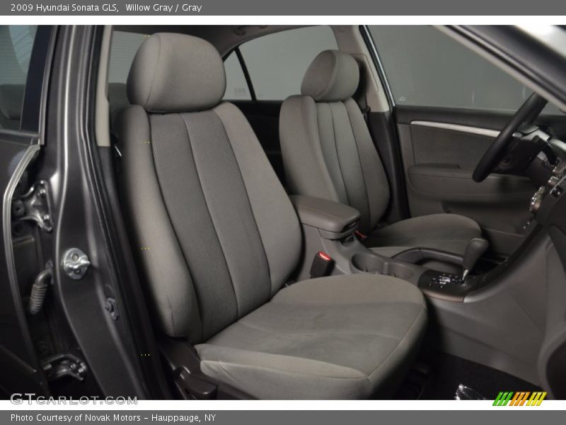 Willow Gray / Gray 2009 Hyundai Sonata GLS
