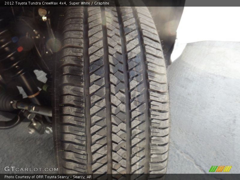 Super White / Graphite 2012 Toyota Tundra CrewMax 4x4