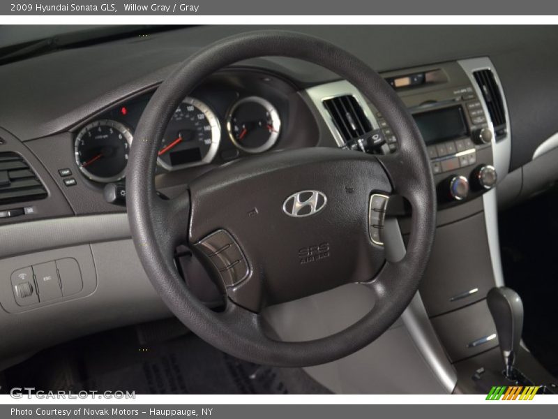 Willow Gray / Gray 2009 Hyundai Sonata GLS