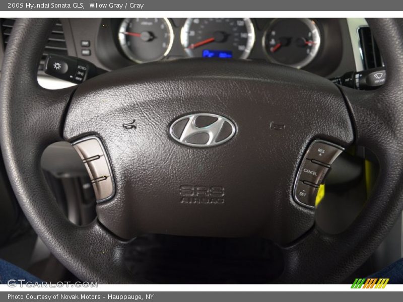 Willow Gray / Gray 2009 Hyundai Sonata GLS