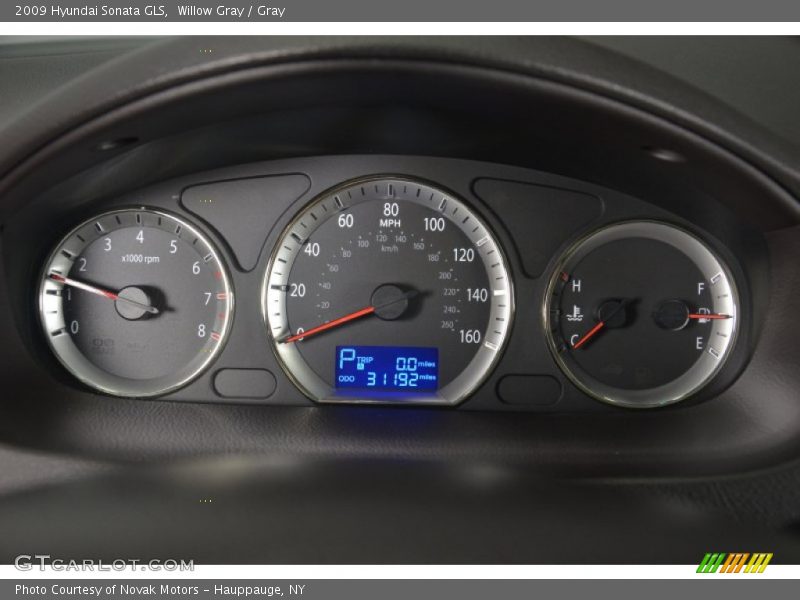 Willow Gray / Gray 2009 Hyundai Sonata GLS