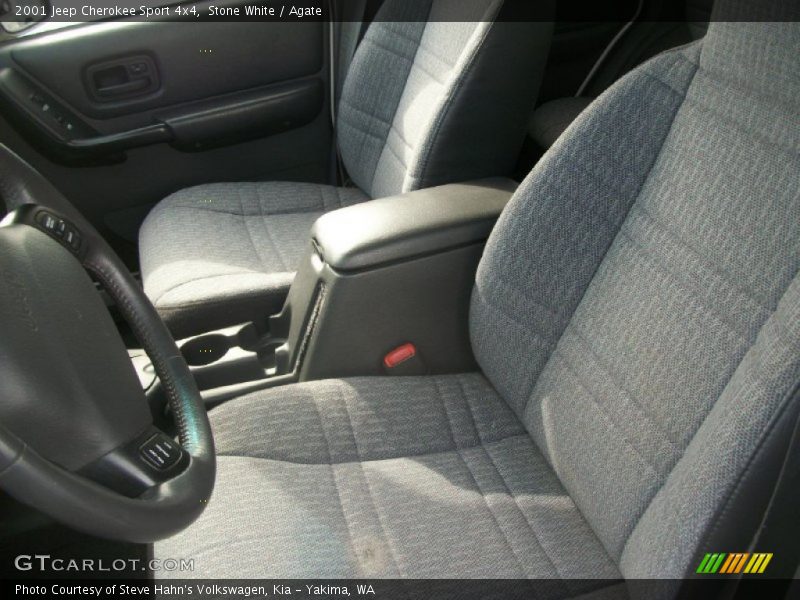 Stone White / Agate 2001 Jeep Cherokee Sport 4x4