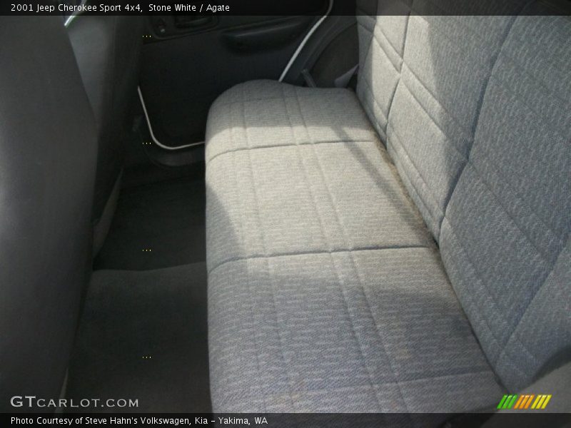 Stone White / Agate 2001 Jeep Cherokee Sport 4x4