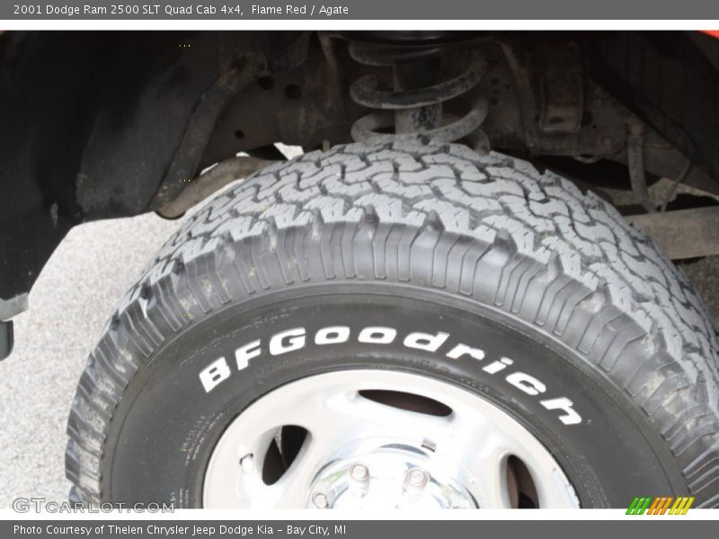 Flame Red / Agate 2001 Dodge Ram 2500 SLT Quad Cab 4x4