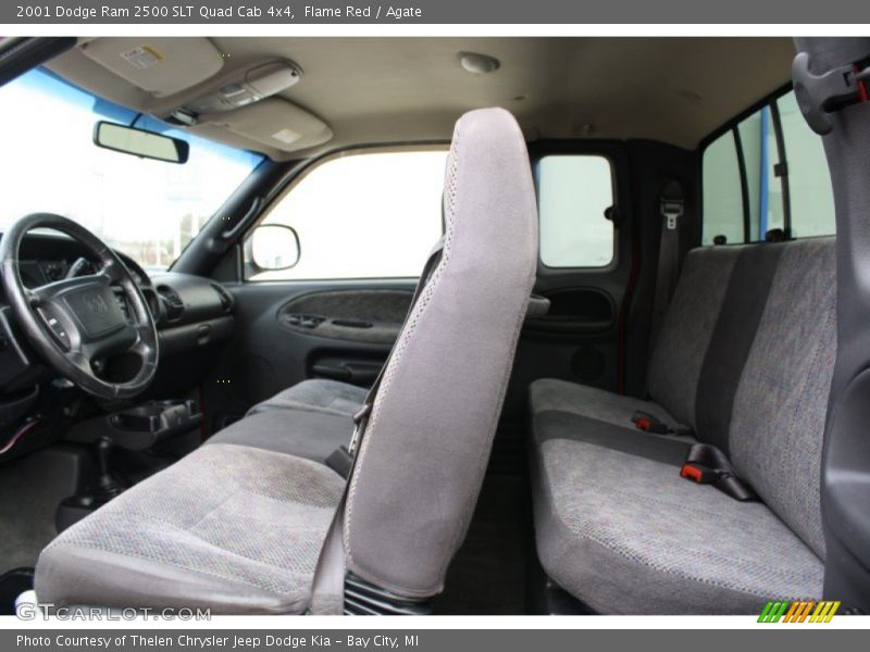 Flame Red / Agate 2001 Dodge Ram 2500 SLT Quad Cab 4x4