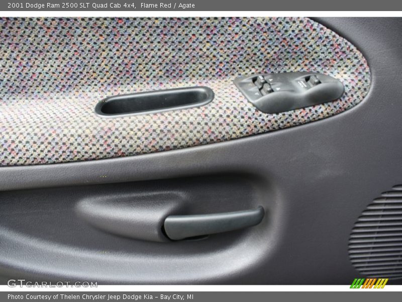Flame Red / Agate 2001 Dodge Ram 2500 SLT Quad Cab 4x4
