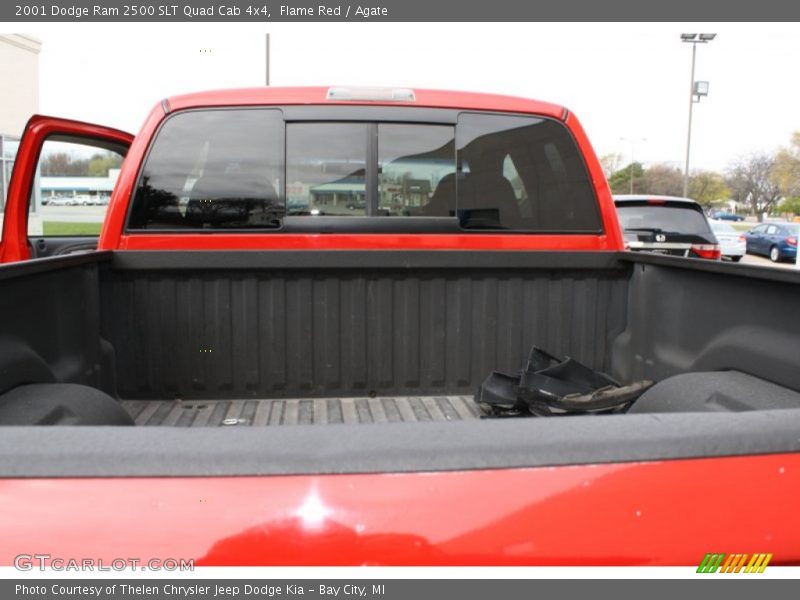 Flame Red / Agate 2001 Dodge Ram 2500 SLT Quad Cab 4x4