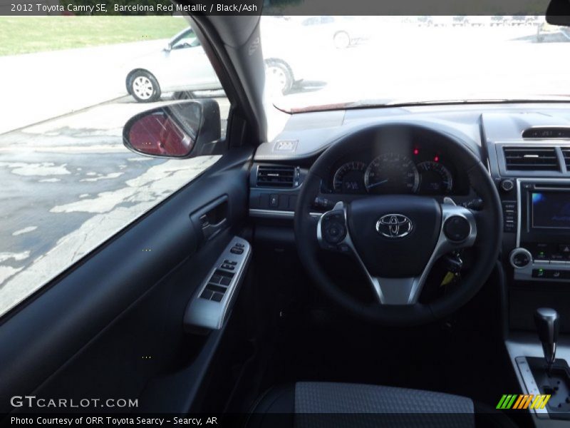 Barcelona Red Metallic / Black/Ash 2012 Toyota Camry SE