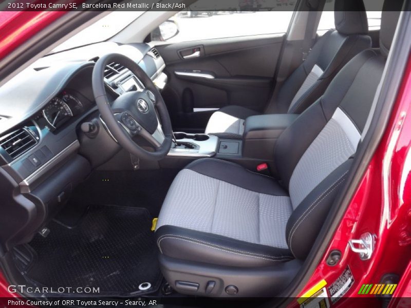 Barcelona Red Metallic / Black/Ash 2012 Toyota Camry SE