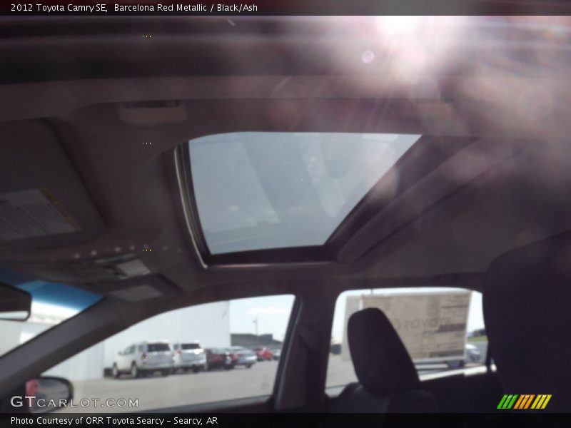 Barcelona Red Metallic / Black/Ash 2012 Toyota Camry SE
