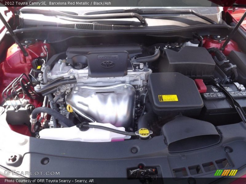 Barcelona Red Metallic / Black/Ash 2012 Toyota Camry SE