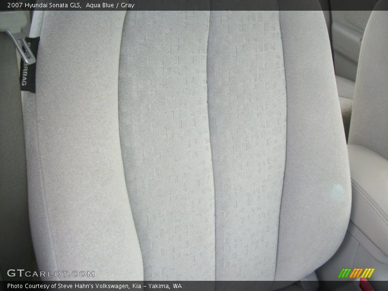 Aqua Blue / Gray 2007 Hyundai Sonata GLS
