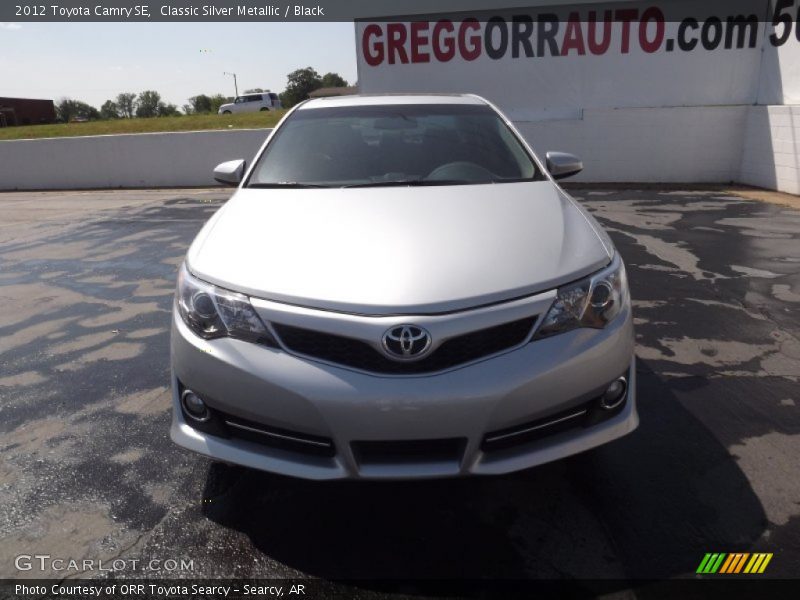 Classic Silver Metallic / Black 2012 Toyota Camry SE