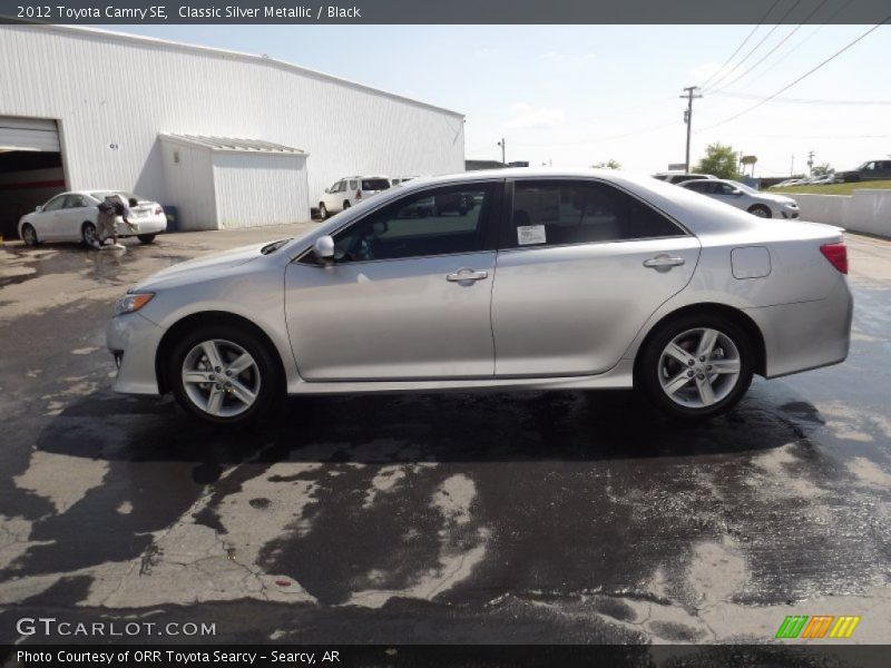 Classic Silver Metallic / Black 2012 Toyota Camry SE