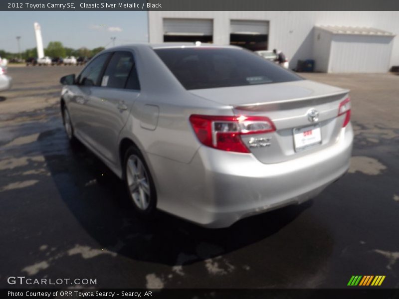Classic Silver Metallic / Black 2012 Toyota Camry SE