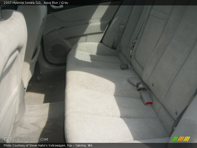 Aqua Blue / Gray 2007 Hyundai Sonata GLS