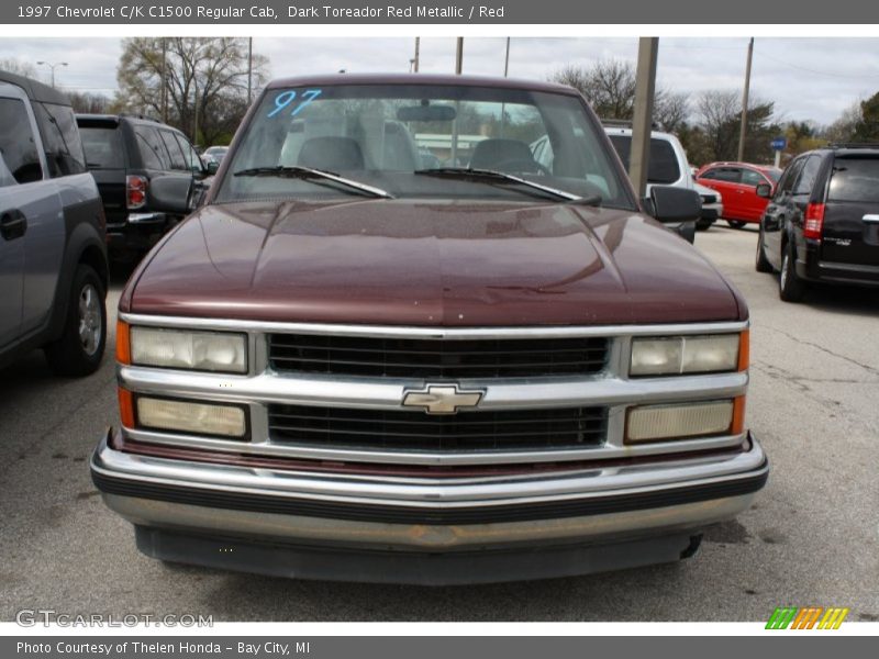 Dark Toreador Red Metallic / Red 1997 Chevrolet C/K C1500 Regular Cab