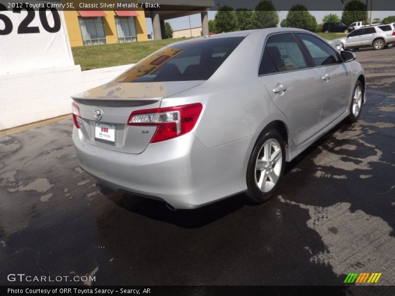 Classic Silver Metallic / Black 2012 Toyota Camry SE