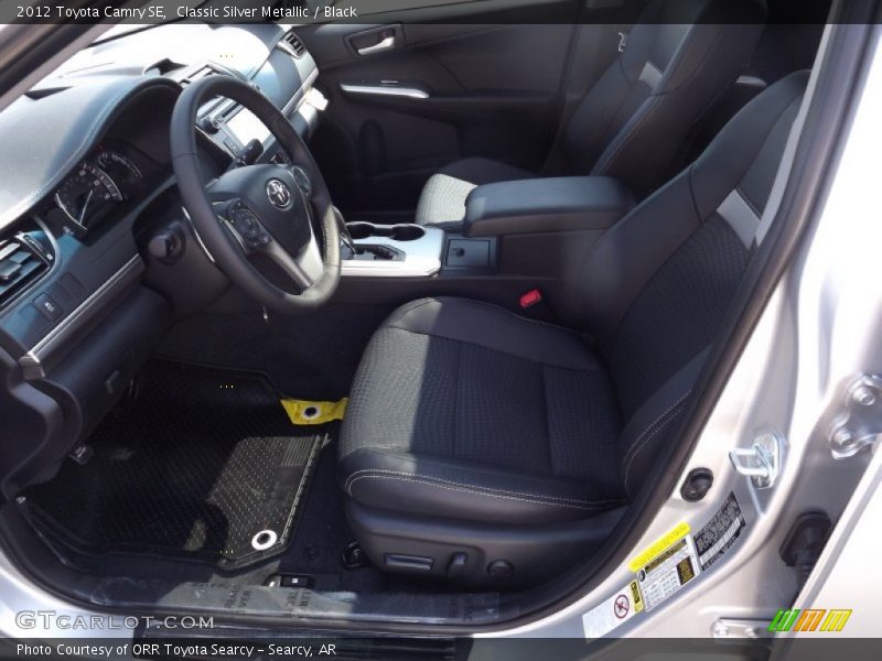 Classic Silver Metallic / Black 2012 Toyota Camry SE