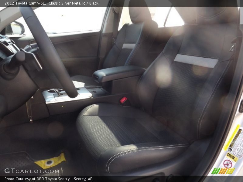Classic Silver Metallic / Black 2012 Toyota Camry SE