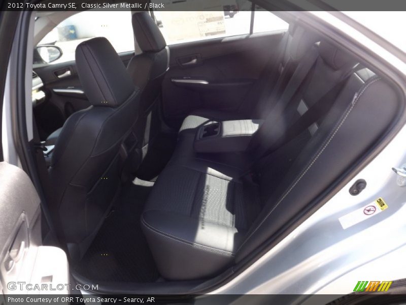 Classic Silver Metallic / Black 2012 Toyota Camry SE