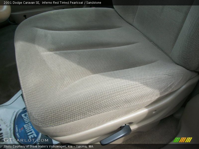 Inferno Red Tinted Pearlcoat / Sandstone 2001 Dodge Caravan SE