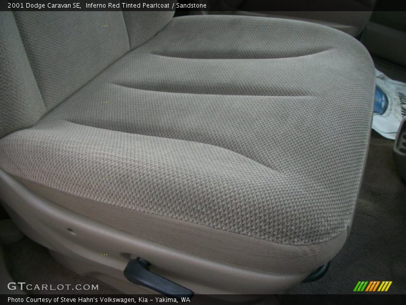 Inferno Red Tinted Pearlcoat / Sandstone 2001 Dodge Caravan SE