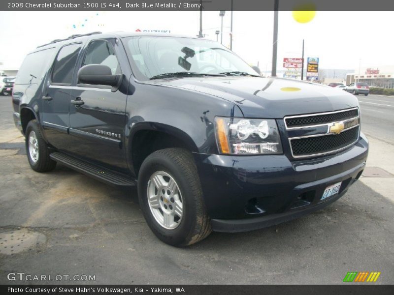 Dark Blue Metallic / Ebony 2008 Chevrolet Suburban 1500 LS 4x4