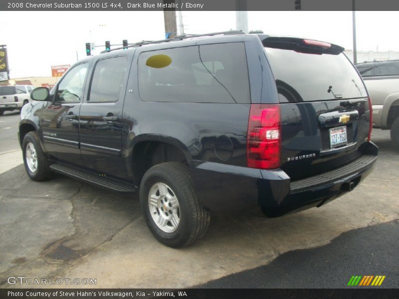 Dark Blue Metallic / Ebony 2008 Chevrolet Suburban 1500 LS 4x4