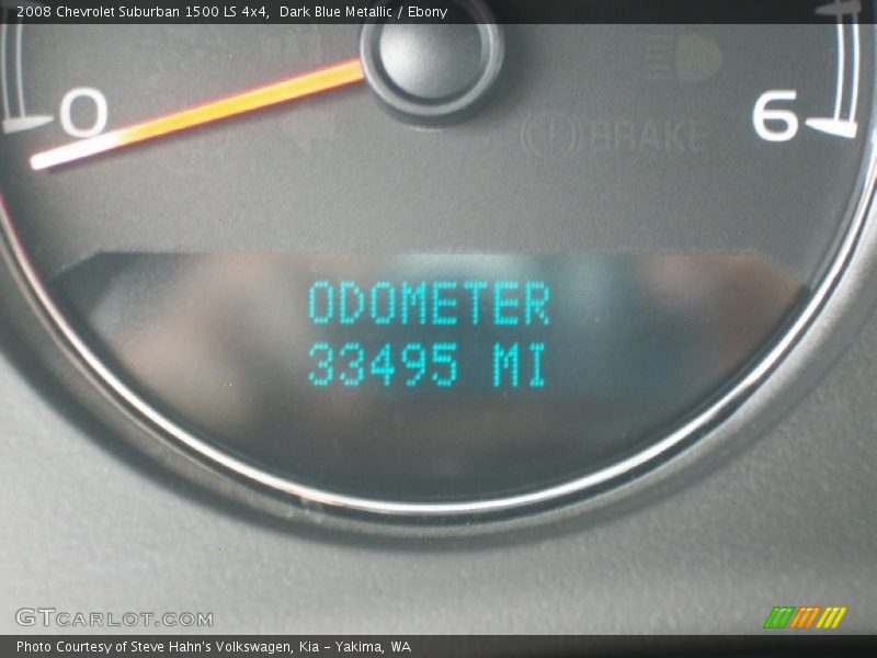 Dark Blue Metallic / Ebony 2008 Chevrolet Suburban 1500 LS 4x4