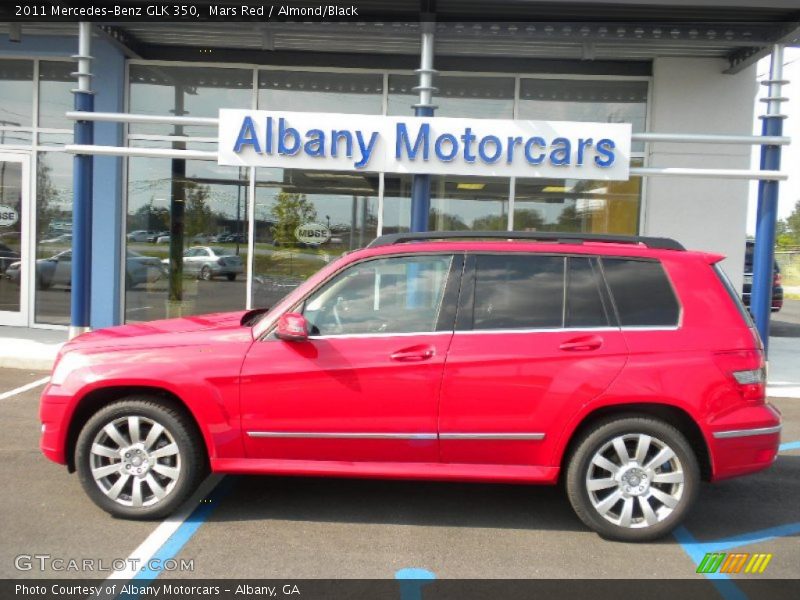 Mars Red / Almond/Black 2011 Mercedes-Benz GLK 350