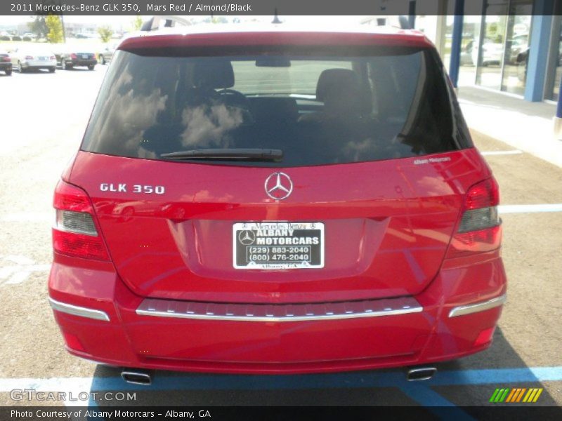 Mars Red / Almond/Black 2011 Mercedes-Benz GLK 350