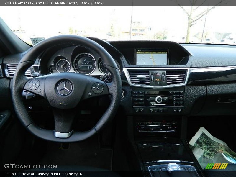 Black / Black 2010 Mercedes-Benz E 550 4Matic Sedan