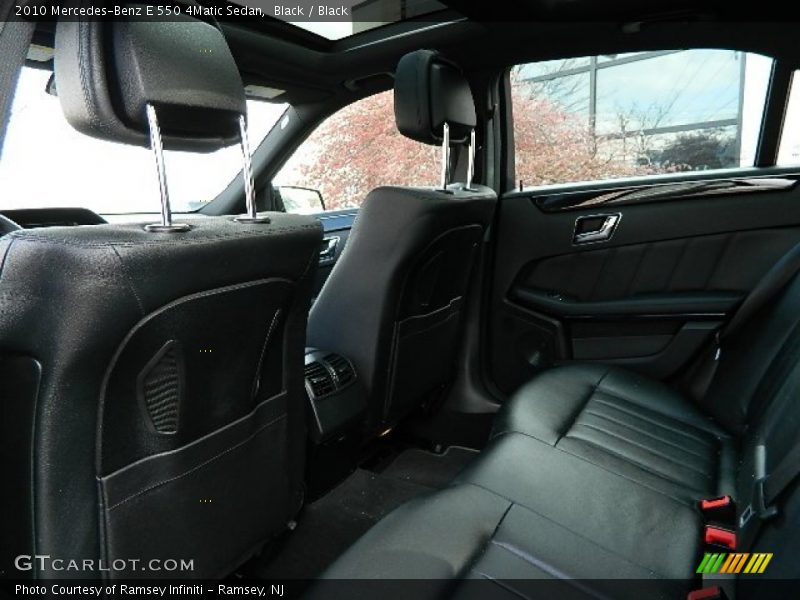 Black / Black 2010 Mercedes-Benz E 550 4Matic Sedan