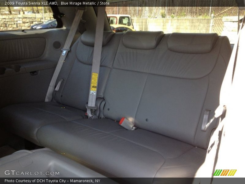 Blue Mirage Metallic / Stone 2009 Toyota Sienna XLE AWD