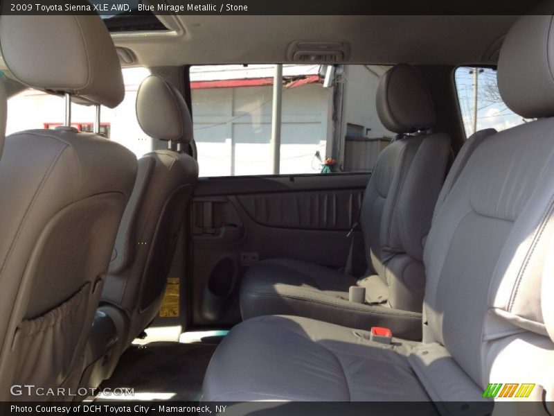 Blue Mirage Metallic / Stone 2009 Toyota Sienna XLE AWD