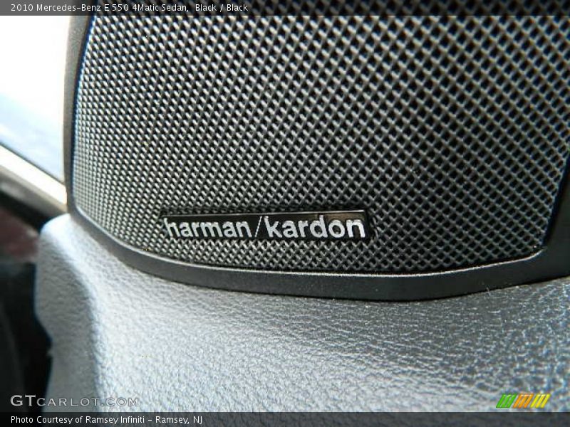 Black / Black 2010 Mercedes-Benz E 550 4Matic Sedan