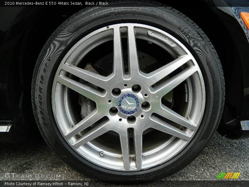 Black / Black 2010 Mercedes-Benz E 550 4Matic Sedan