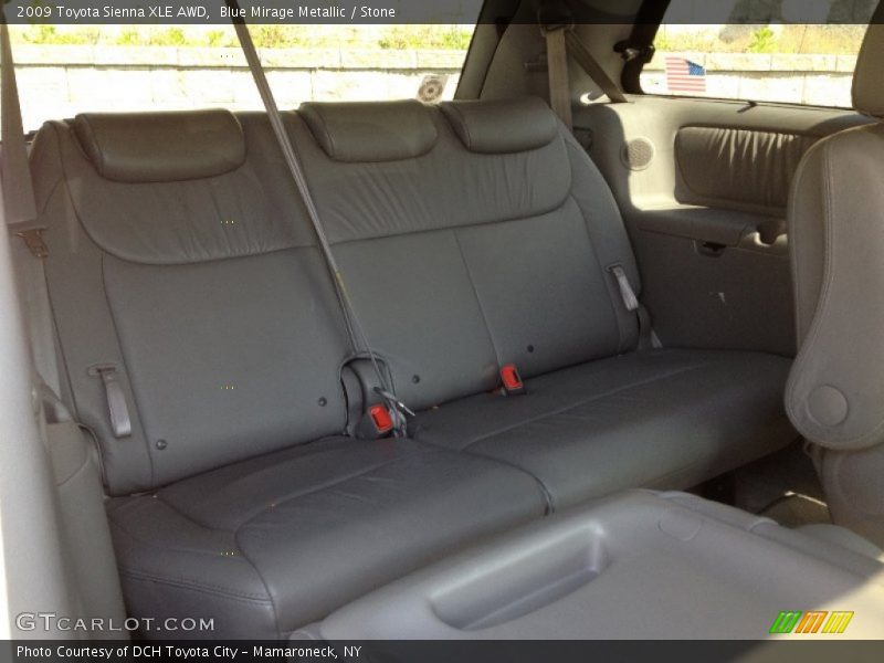 Blue Mirage Metallic / Stone 2009 Toyota Sienna XLE AWD