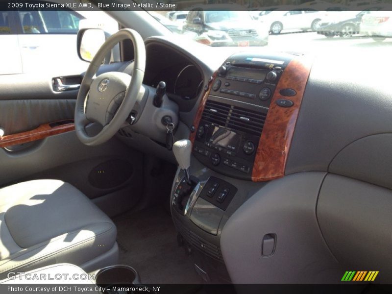 Blue Mirage Metallic / Stone 2009 Toyota Sienna XLE AWD