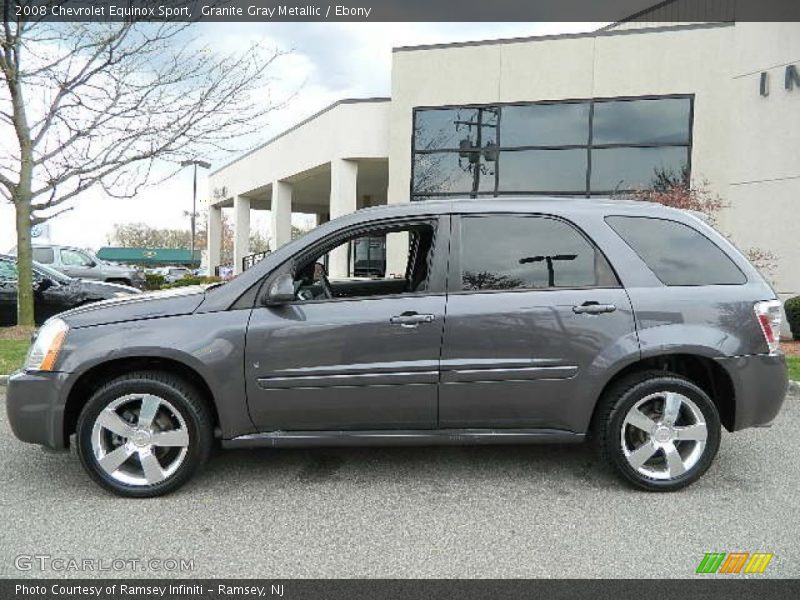 Granite Gray Metallic / Ebony 2008 Chevrolet Equinox Sport
