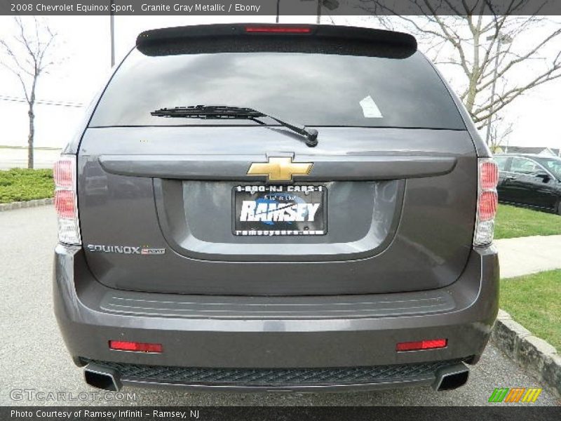 Granite Gray Metallic / Ebony 2008 Chevrolet Equinox Sport
