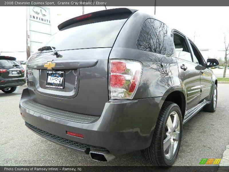 Granite Gray Metallic / Ebony 2008 Chevrolet Equinox Sport