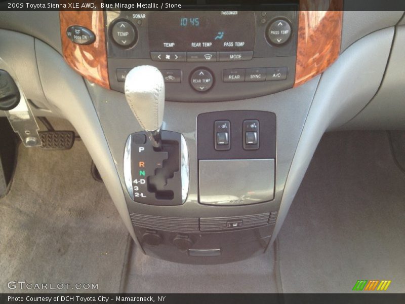 Blue Mirage Metallic / Stone 2009 Toyota Sienna XLE AWD
