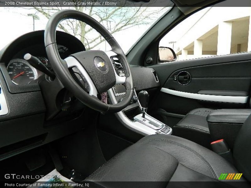 Granite Gray Metallic / Ebony 2008 Chevrolet Equinox Sport