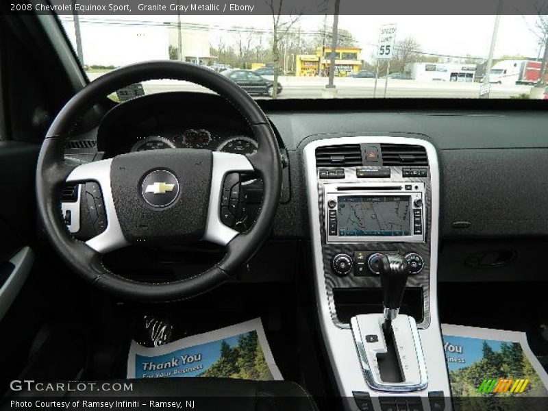 Granite Gray Metallic / Ebony 2008 Chevrolet Equinox Sport