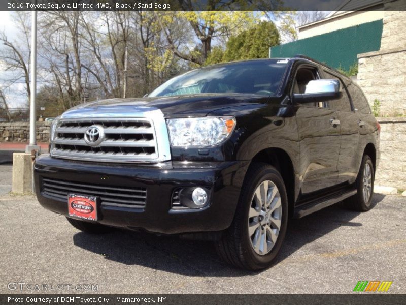 Black / Sand Beige 2010 Toyota Sequoia Limited 4WD
