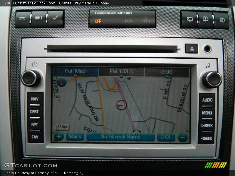 Granite Gray Metallic / Ebony 2008 Chevrolet Equinox Sport
